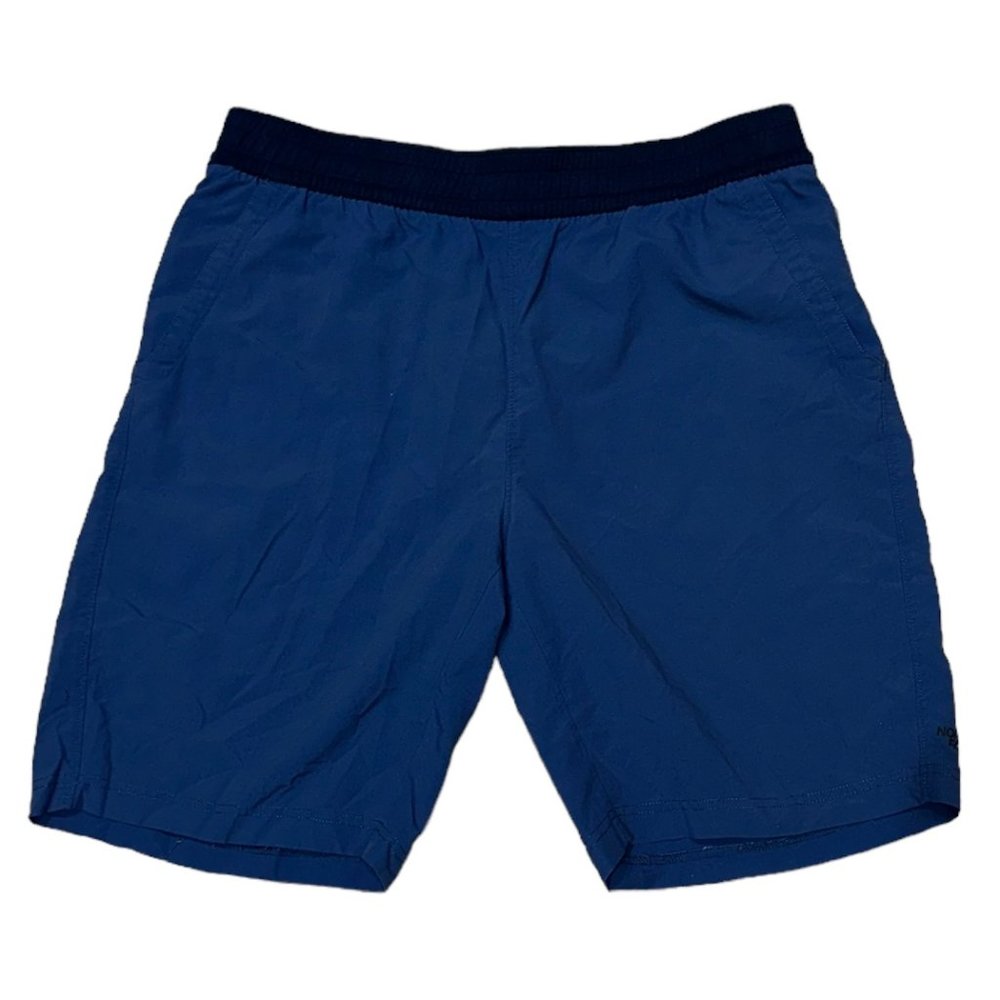 Men's The North Face Nylon‎ Athletic Shorts Navy Blue Size Large